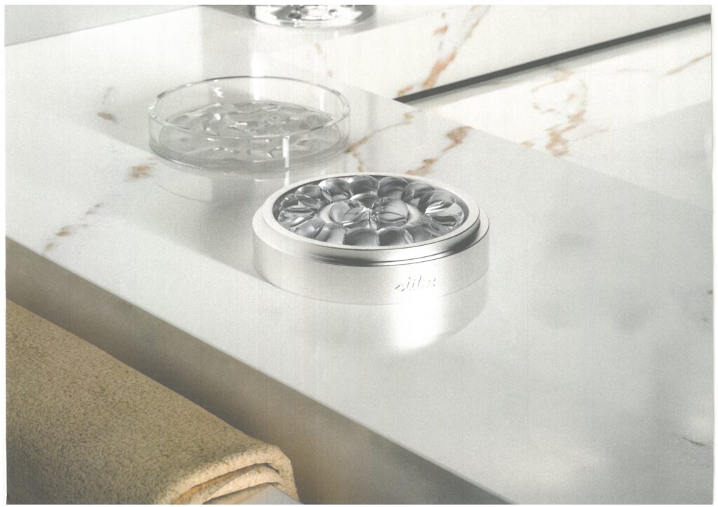 Écrin de présentation des capsules de savon main Stilæ